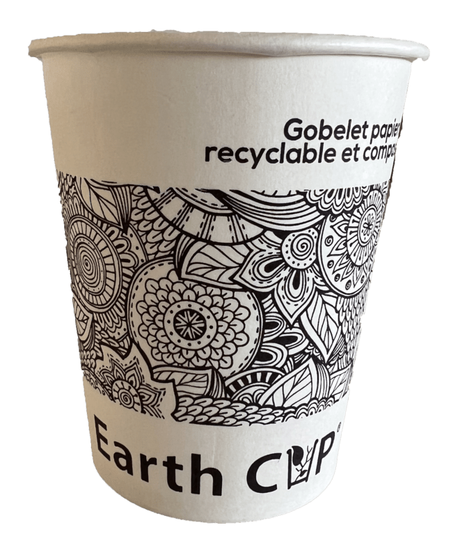 VERRE EN PAPIER COMPOSTABLE