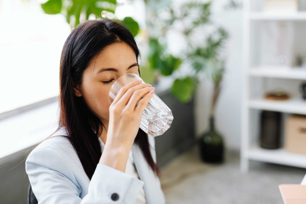 hydratation au bureau